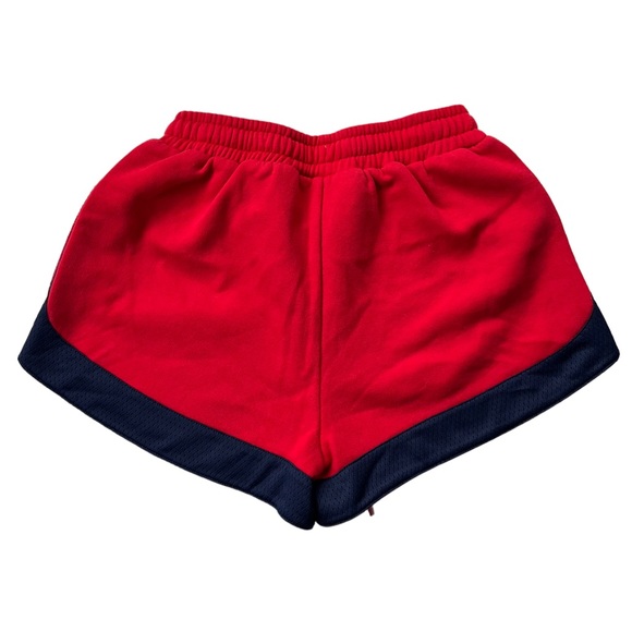 Red Fila Danita Side Snap Shorts - Picture 4 of 5